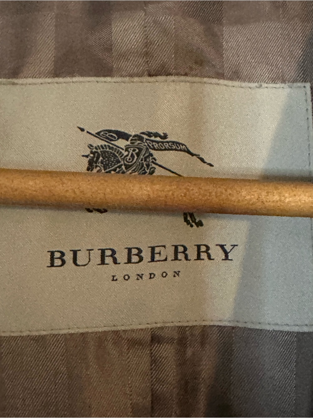 Burberry London Classic Cotton Trench Coat Khaki Women’s US 8 - Picture 2 of 9